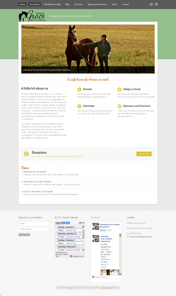 rescuehorses.org - New Design
